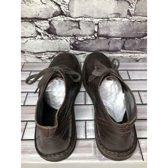 John Varvatos Brown Leather Hipster Chukka LaceUp Ankle Boots Men Sz 10M US/43EU - Picture 9 of 16